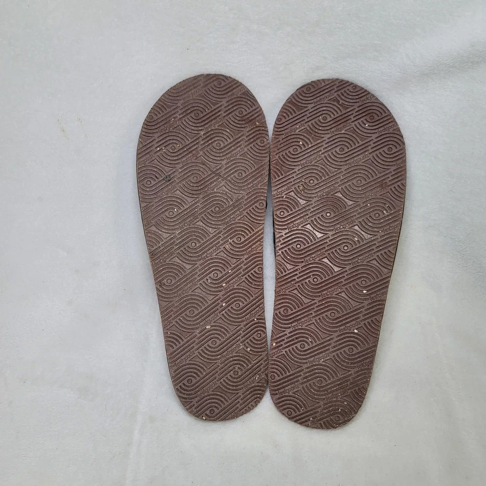 Feelgoodz Southwestern Aztec Cotton Slippers Fleece Lined Cabincore Mens Size 13